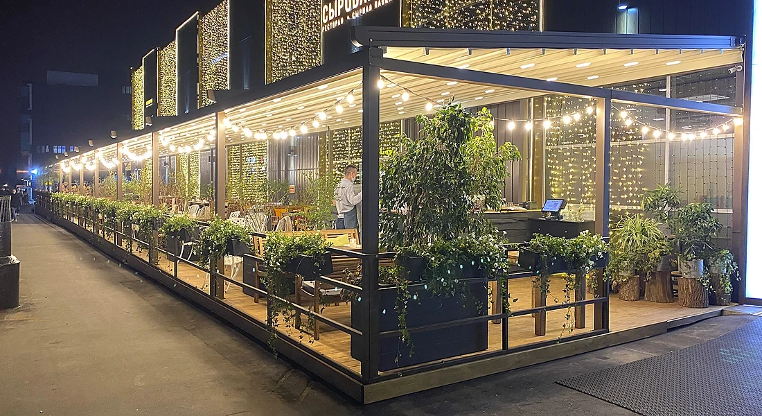 Маркизы пергольные